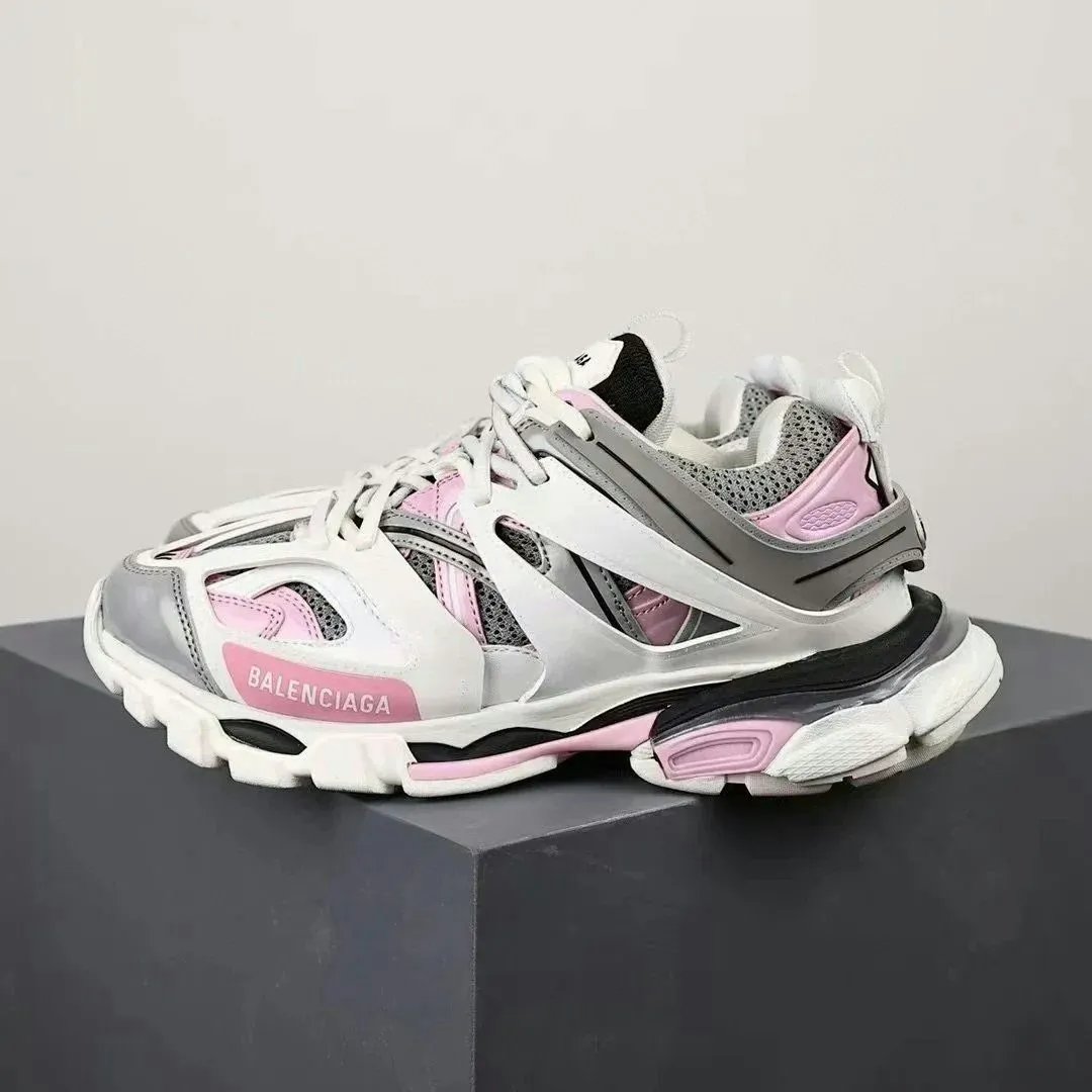 Pink, White & Gray