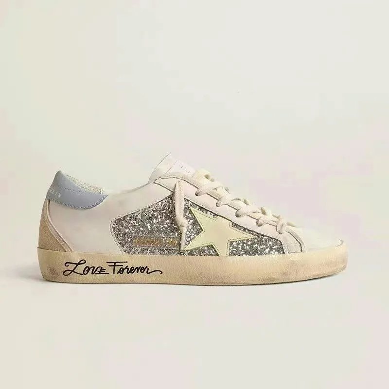 Glitter Star Graffiti Blue Tail