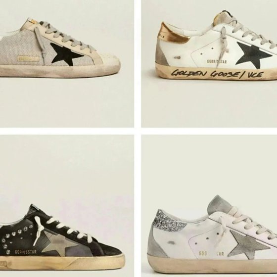 AD* Original Retro Distressed Star Low-Top Sneakers*