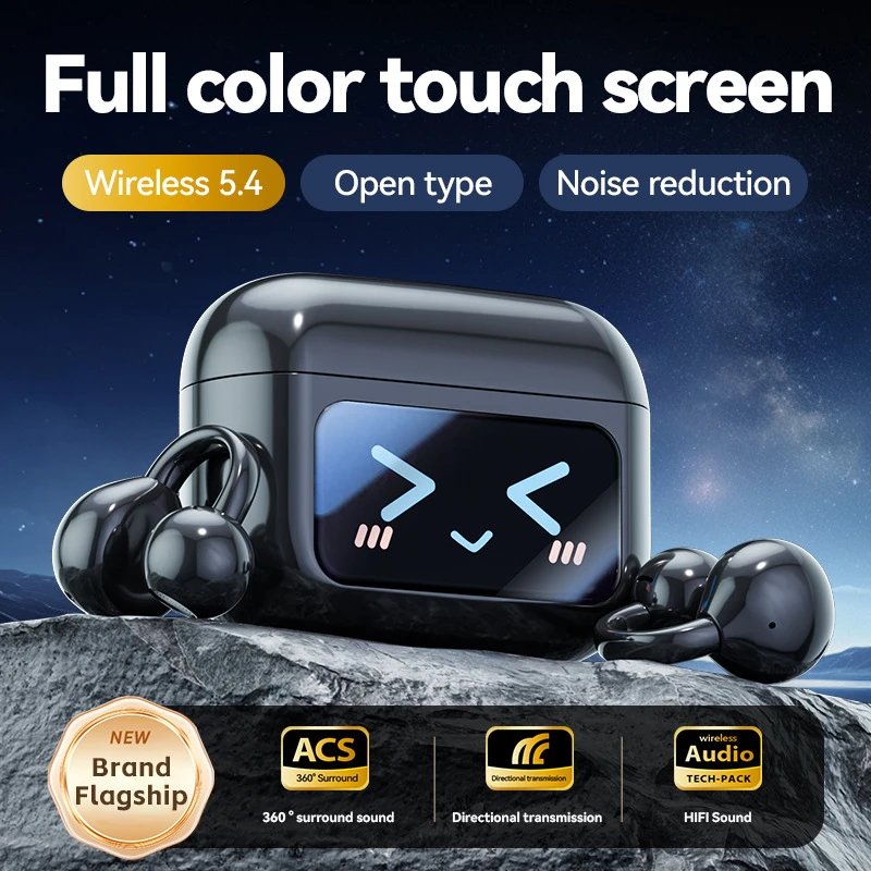 Brand Flagship Wireless 5.4 Earbuds With Full Color Touch Screen T-Shirt