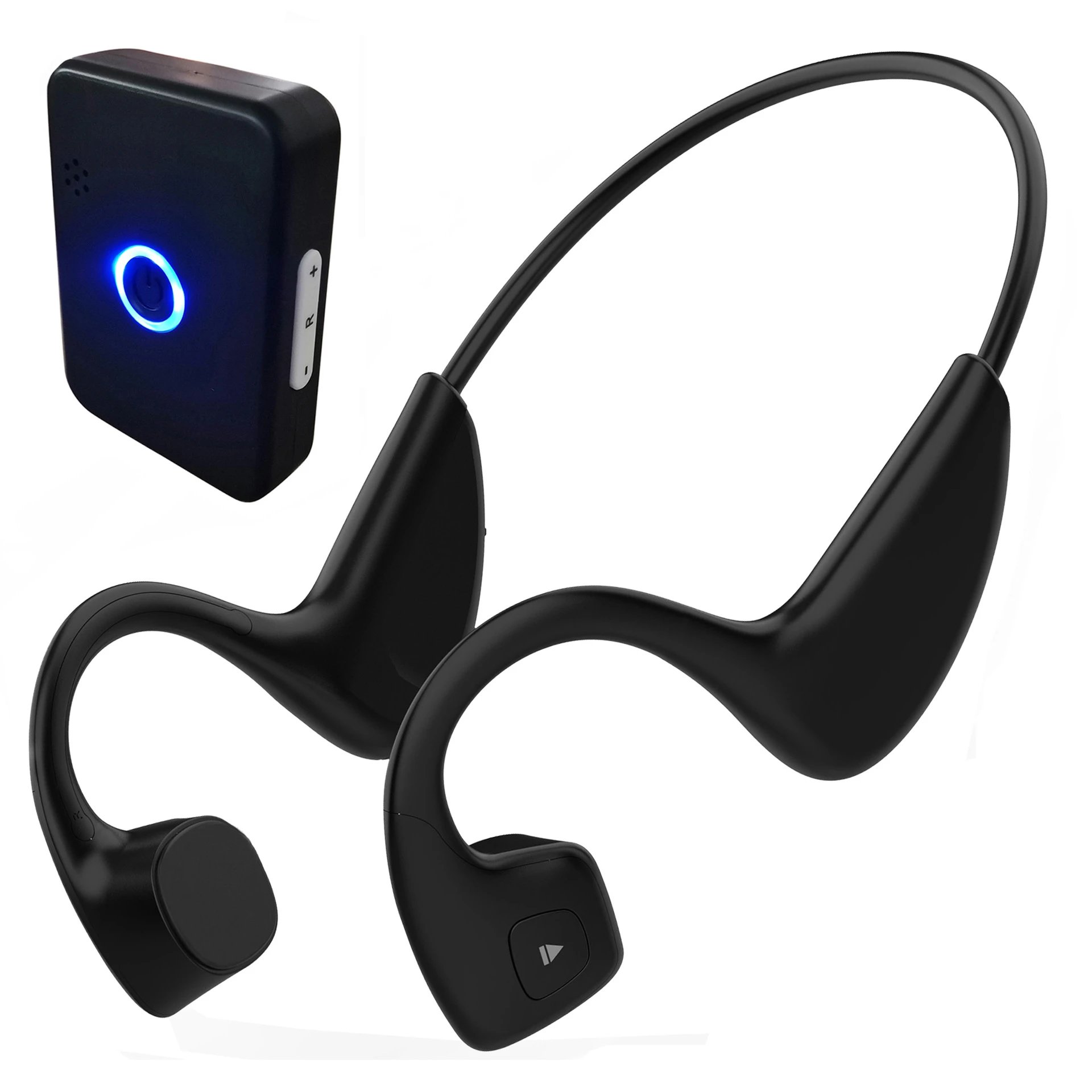 Bone Conduction Headphones With Bluetooth Receiver T-Shirt