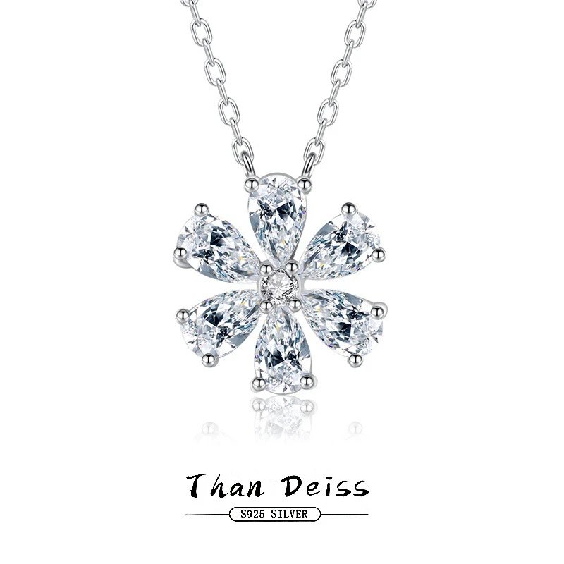 Than Deiss Flower Pendant Necklace T-Shirt