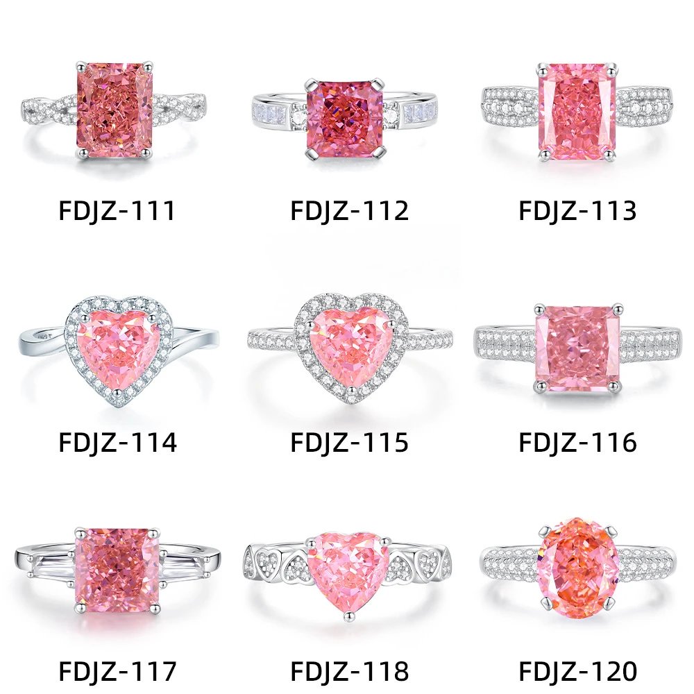 Fdjz Pink Gemstone Engagement Rings T-Shirt