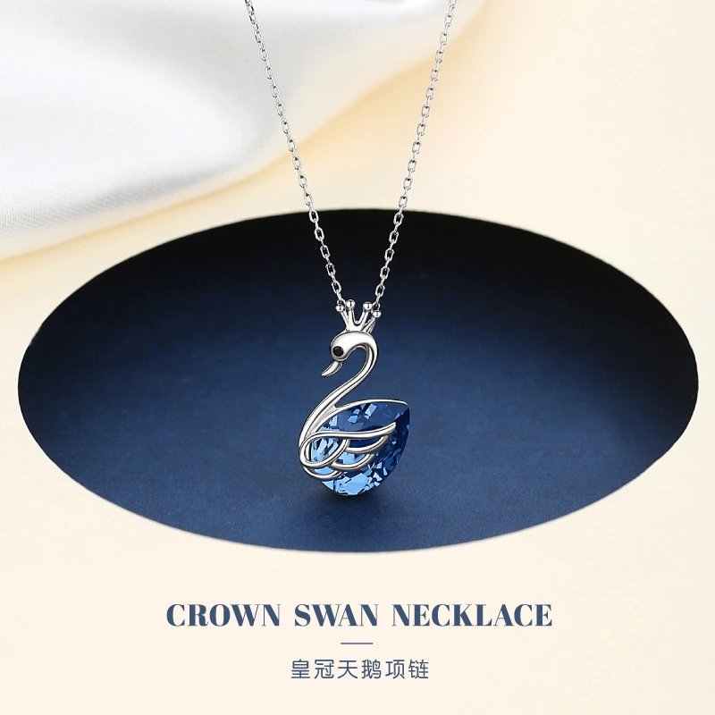 Crown Swan Necklace Product
