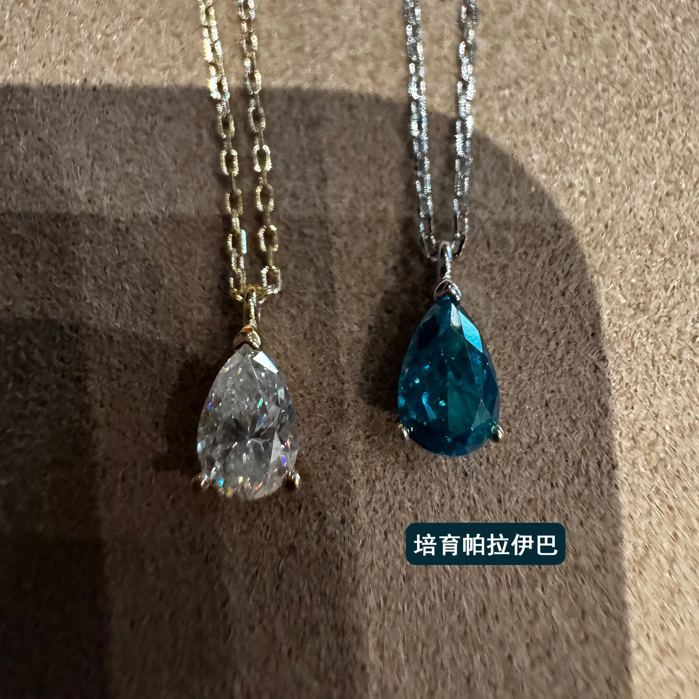 Pear Cut Pendant Necklaces T-Shirt