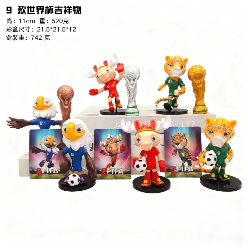 Fifa World Cup Mascot Figurine Collection T-Shirt