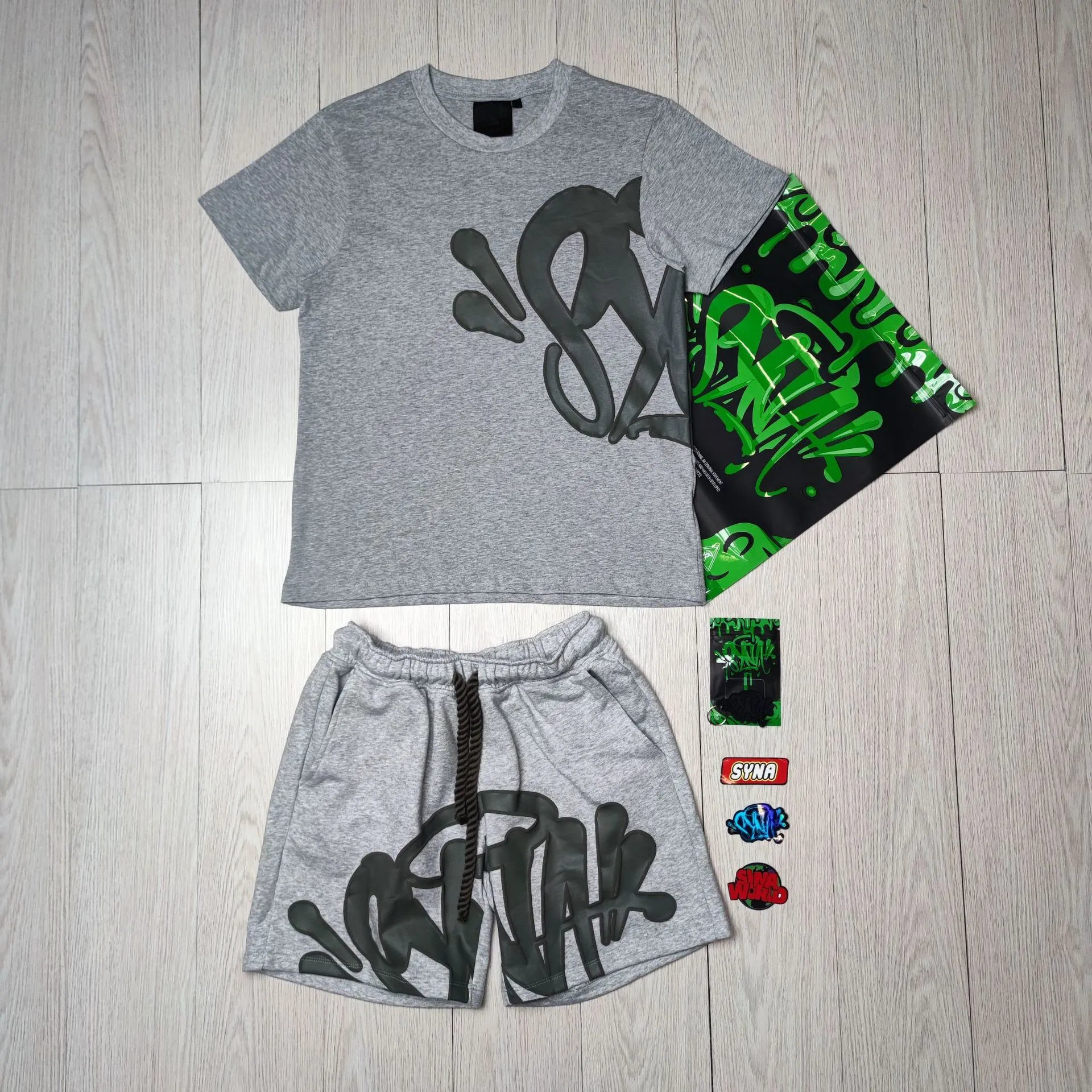 Grey Outfit Set (With Accessories & Bag) - 13