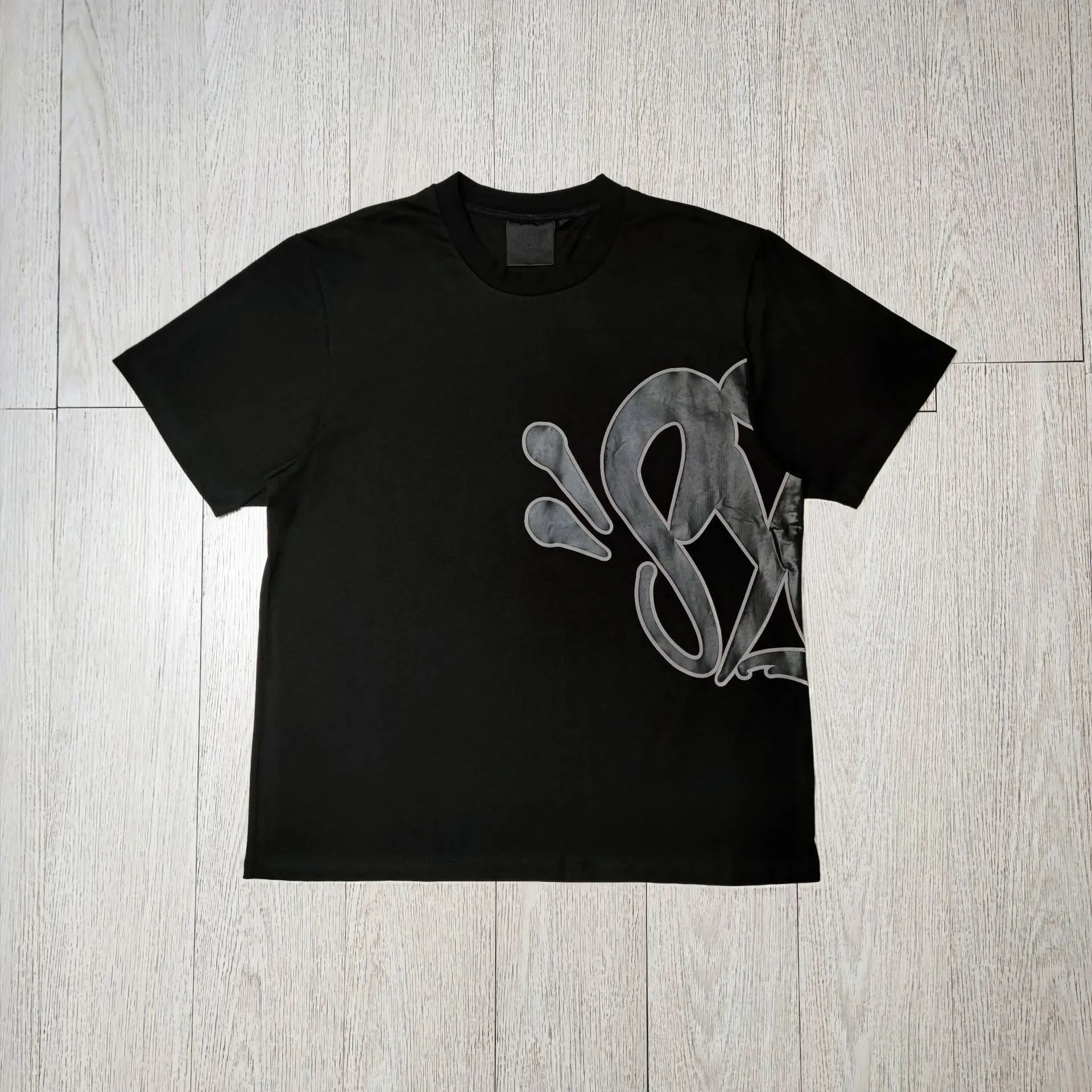 Black Short-Sleeve Top (With Accessories & Bag) - 03