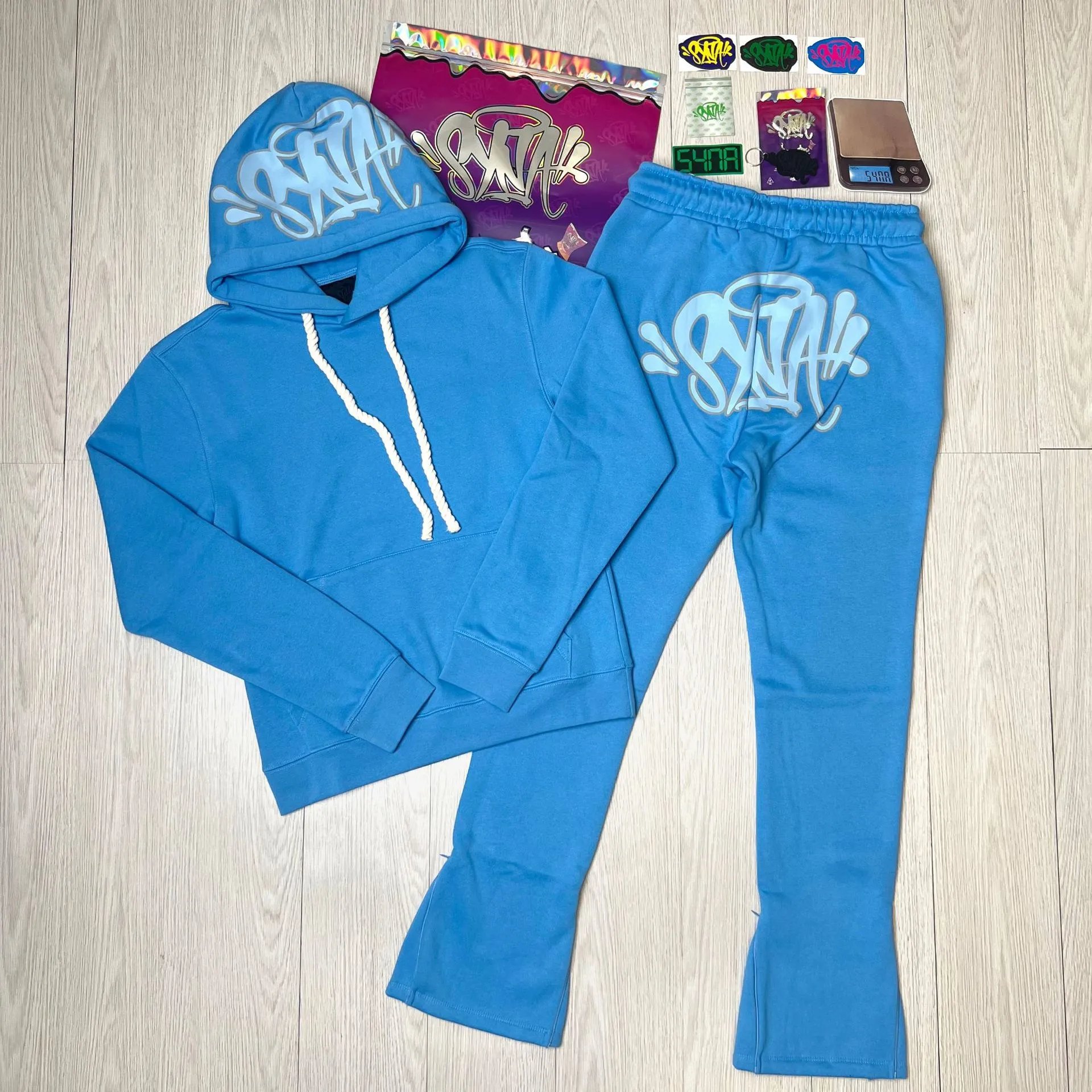 Blue Outfit Set (With Accessories & Bag) - 01
