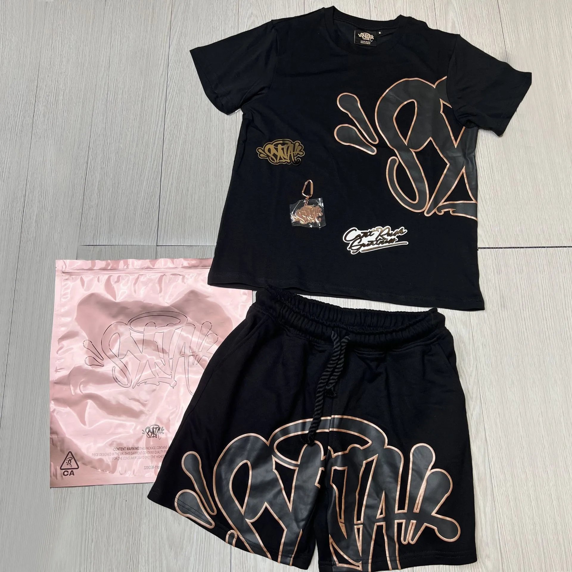 Black Outfit Set (With Accessories & Bag) - 56