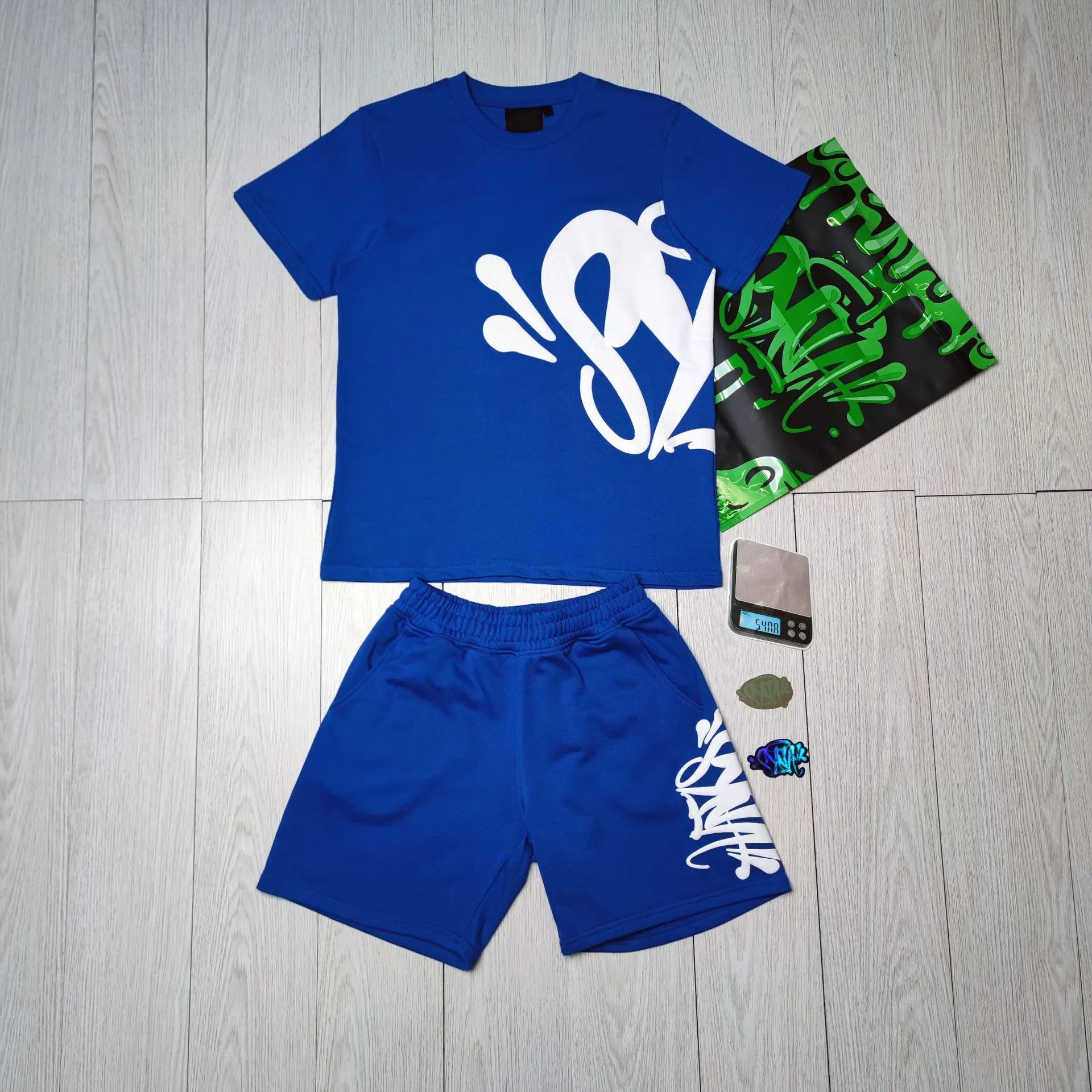 Blue Outfit Set (With Accessories & Bag) - 44