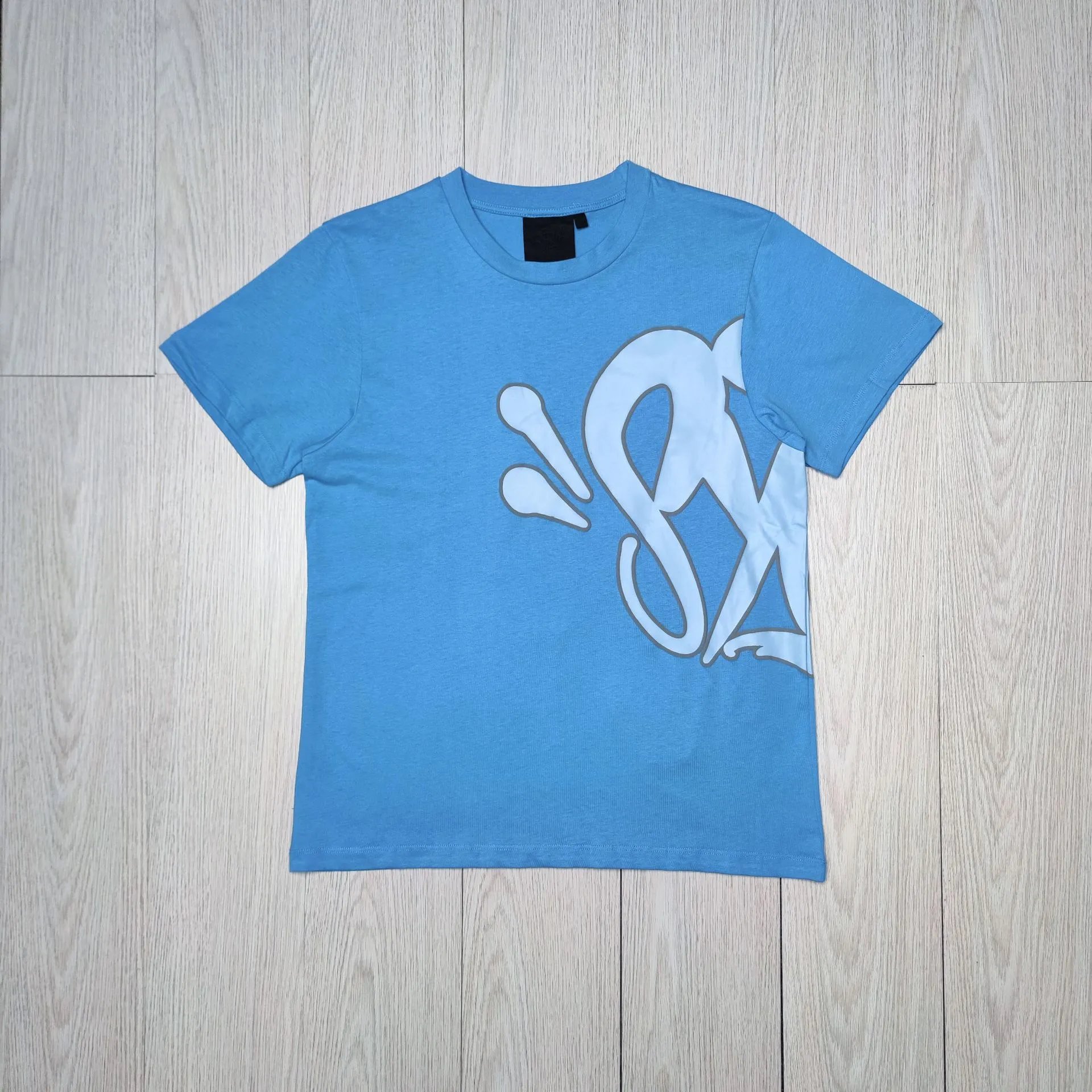Blue Short-Sleeve Top (With Accessories & Bag) - 02