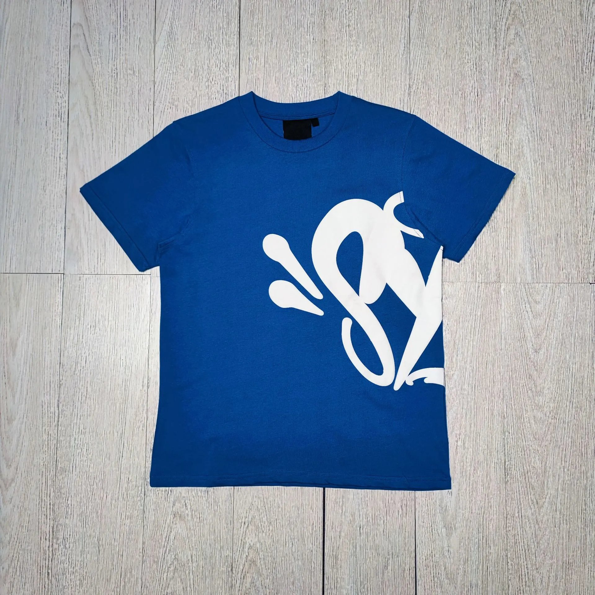 Blue Short-Sleeve Top (With Accessories & Bag) - 44