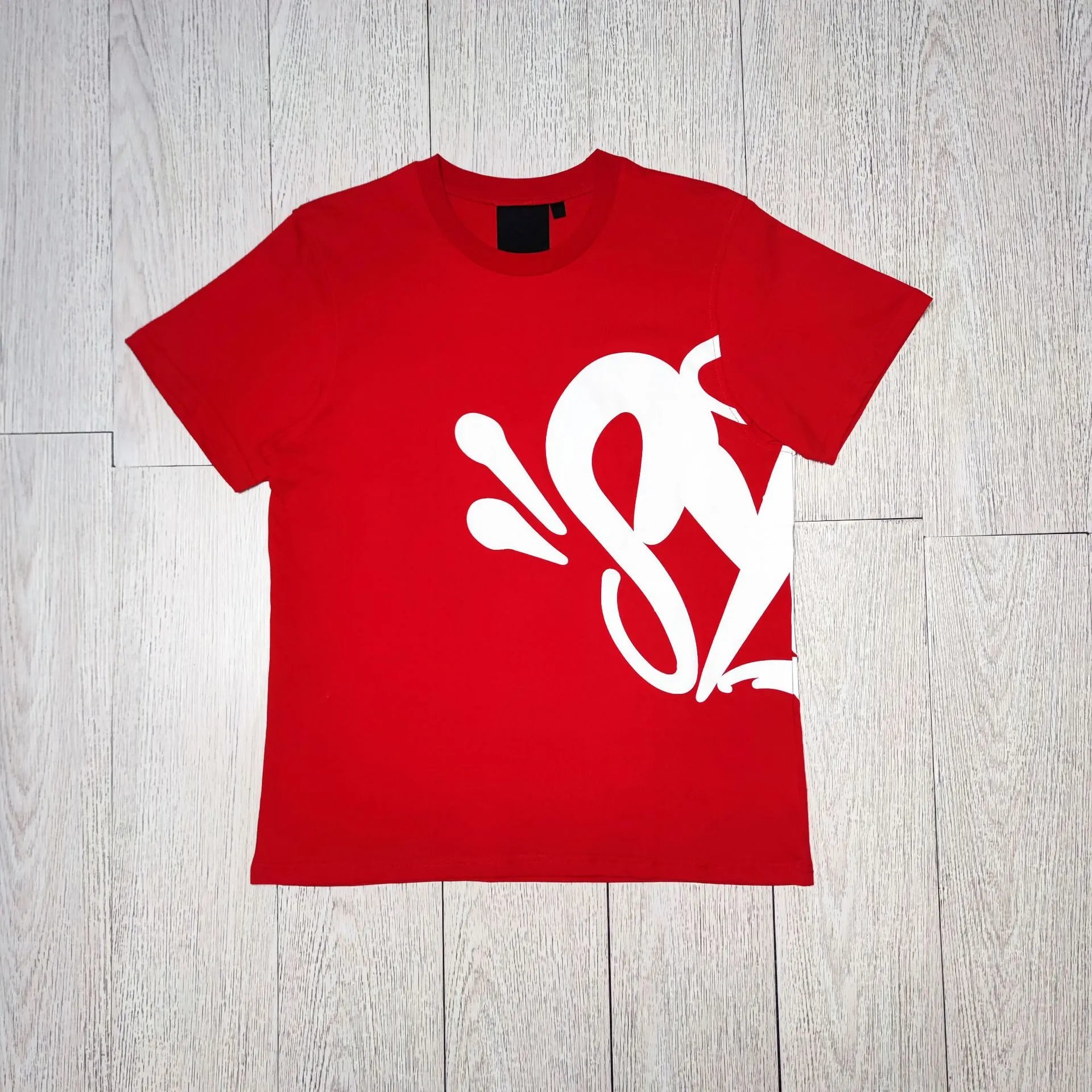 Red Short-Sleeve Top (With Accessories & Bag) - 44