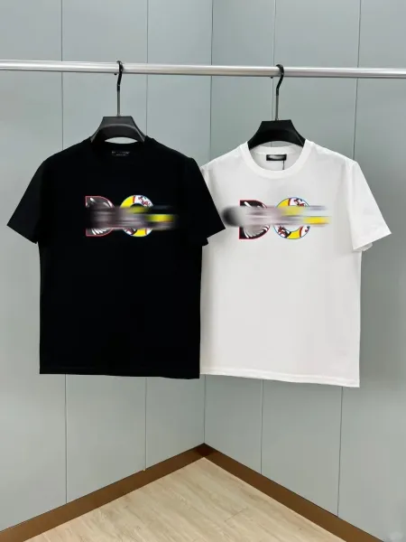 Dolce & Gabbana DG Logo Print T-Shirt Black and White - 1