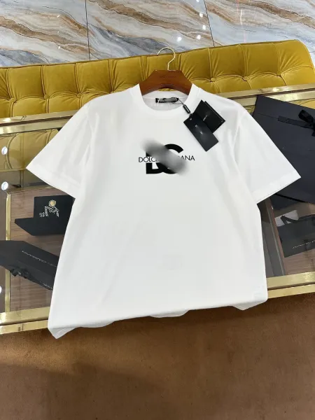 Dolce & Gabbana DG Logo Print White T-Shirt - 1