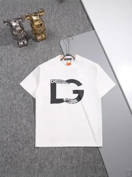 Dolce & Gabbana DG Logo Print White T-Shirt - 1