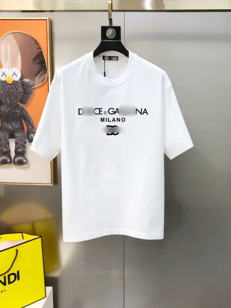 Dolce & Gabbana Milano Logo Print White T-Shirt - 1