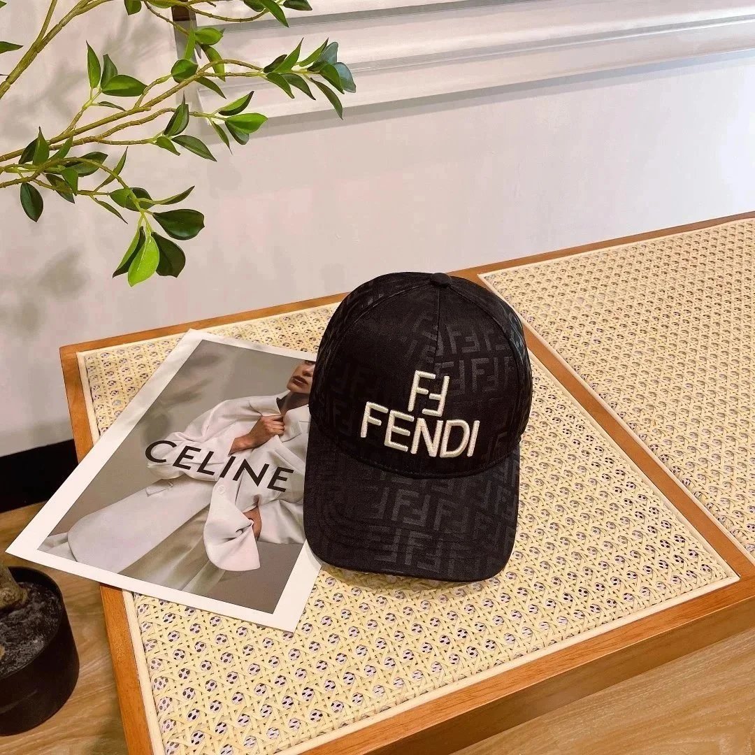 Fendi Hats FF Monogram Baseball Cap image 6