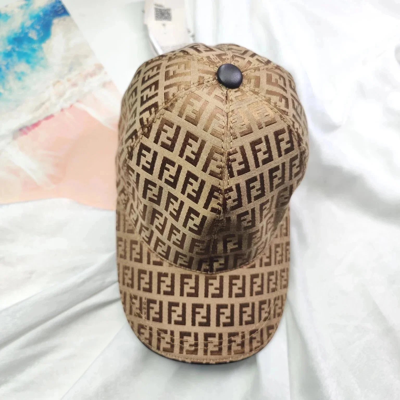 Fendi Hats FF Monogram Baseball Cap — 30