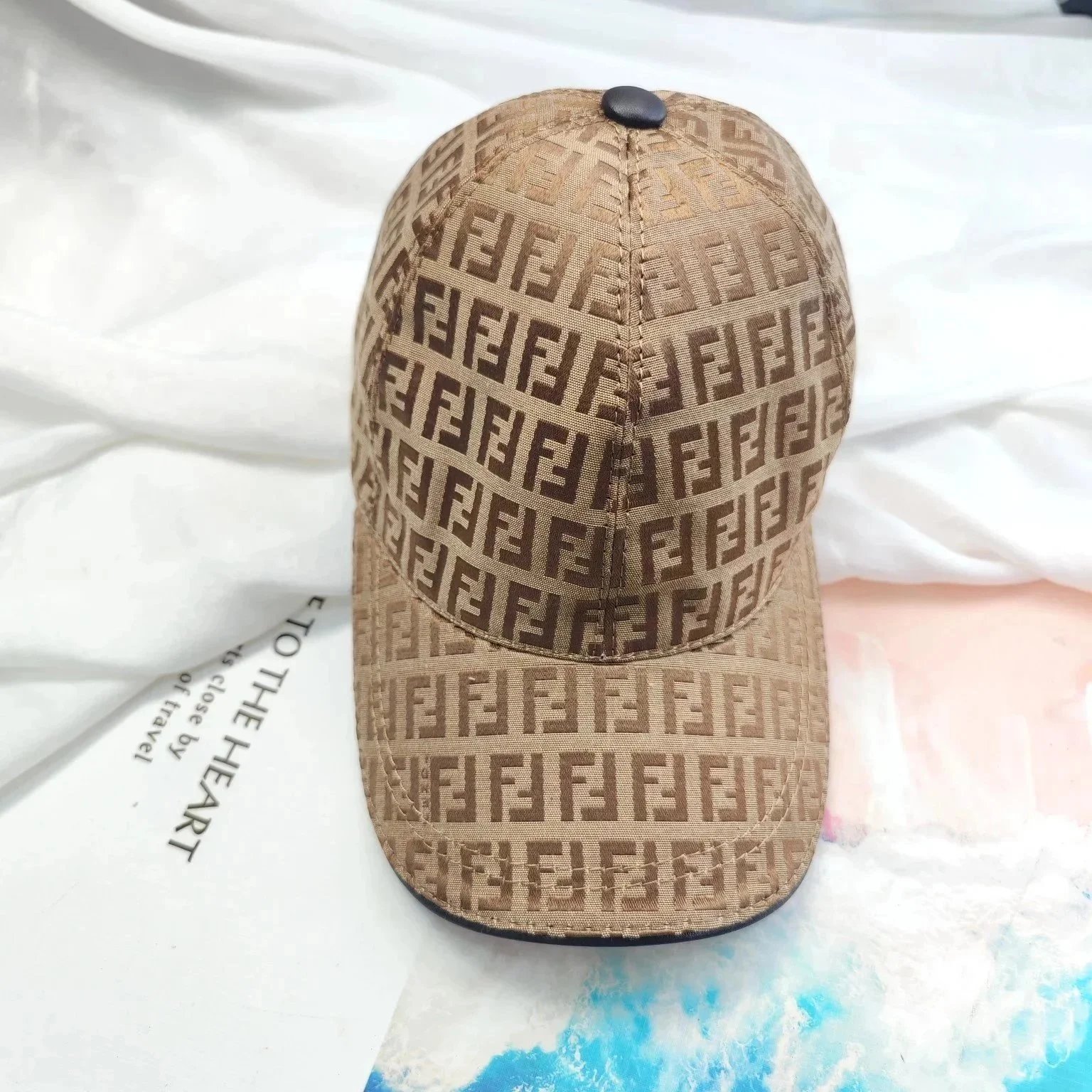 Fendi Hats FF Monogram Baseball Cap — 38
