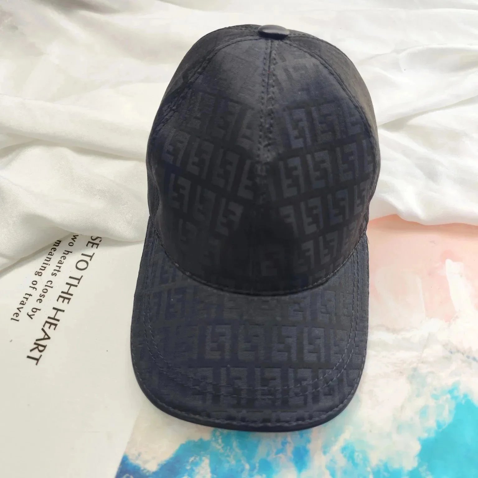Fendi Hats FF Monogram Baseball Cap — 36