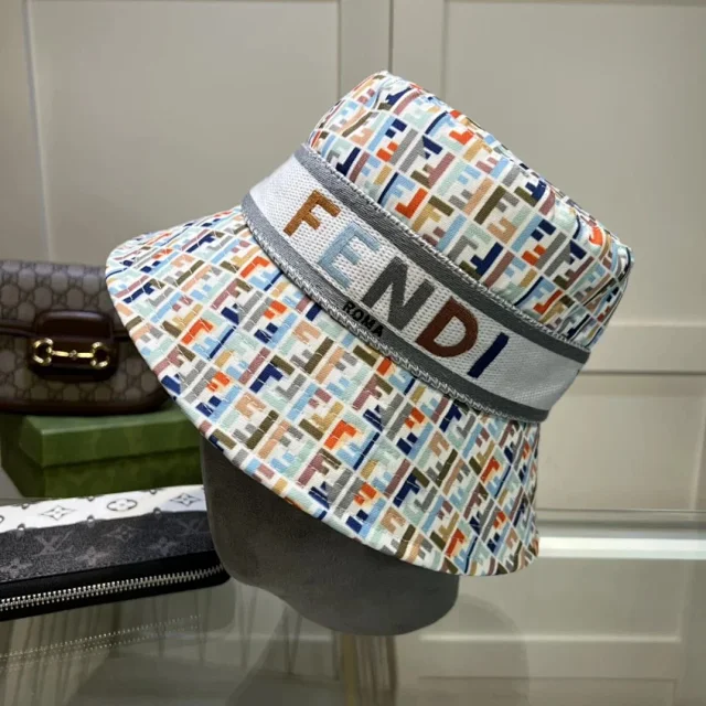 Fendi Hats FF Monogram Baseball Cap product detail image 14