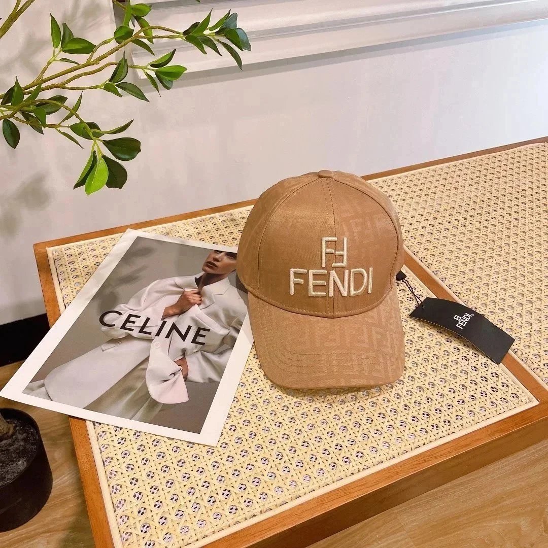 Fendi Hats FF Monogram Baseball Cap image 7