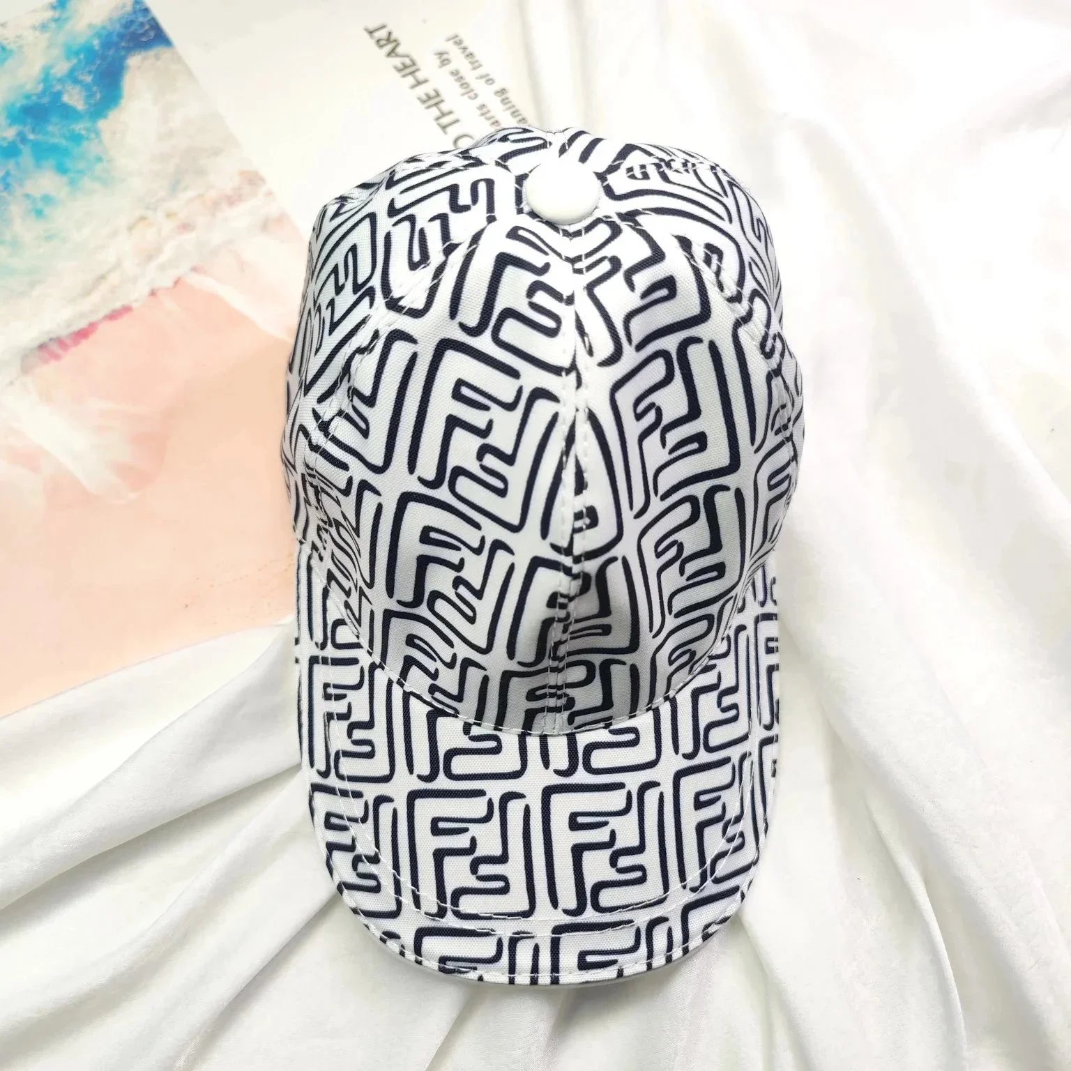 Fendi Hats FF Monogram Baseball Cap — 32