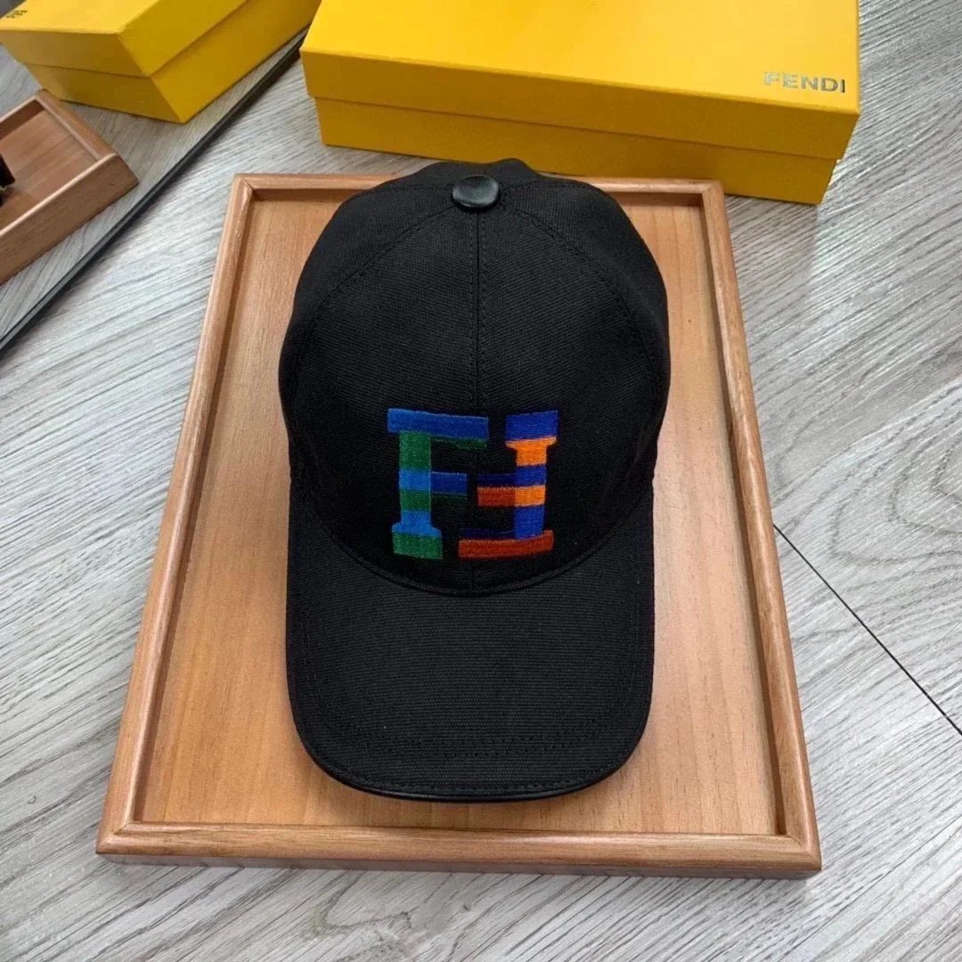 Fendi Hats FF Monogram Baseball Cap — 25