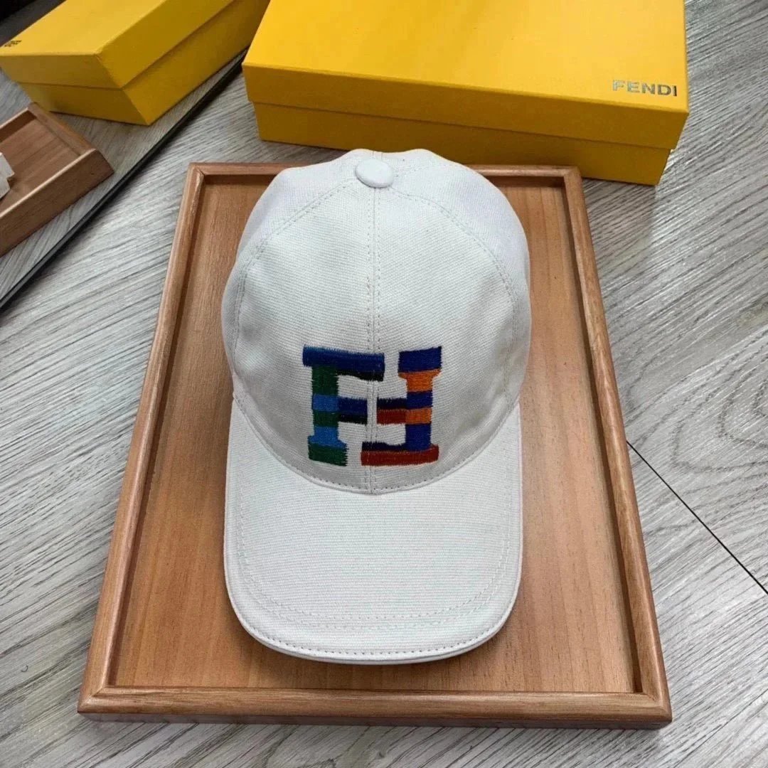 Fendi Hats FF Monogram Baseball Cap — 26