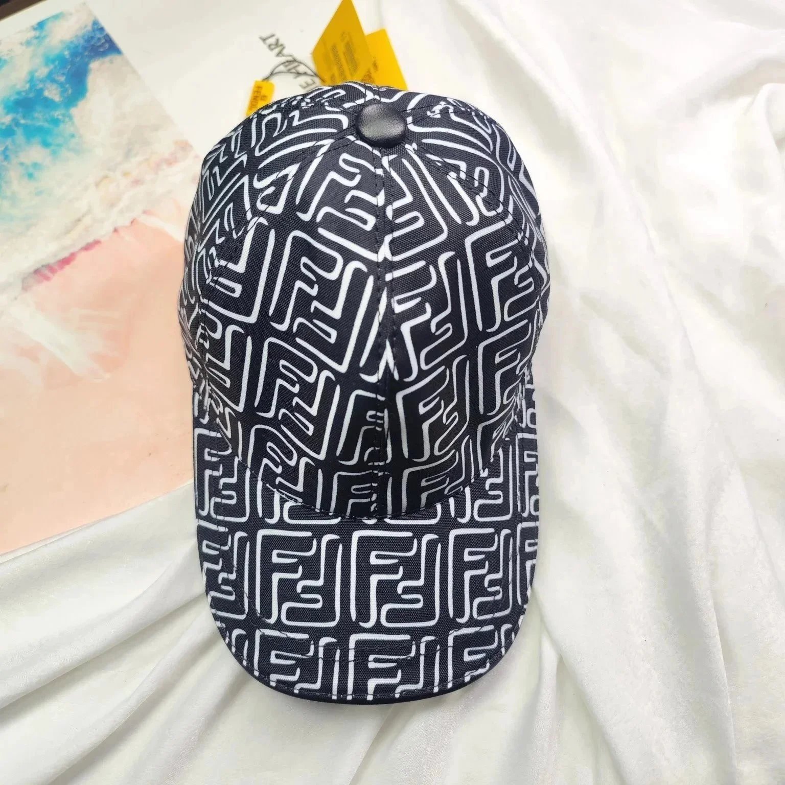 Fendi Hats FF Monogram Baseball Cap — 33