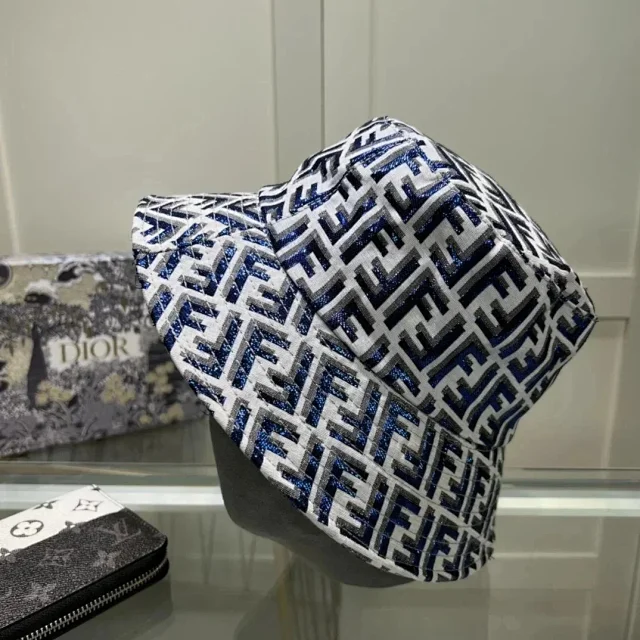 Fendi Hats FF Monogram Baseball Cap product detail image 9