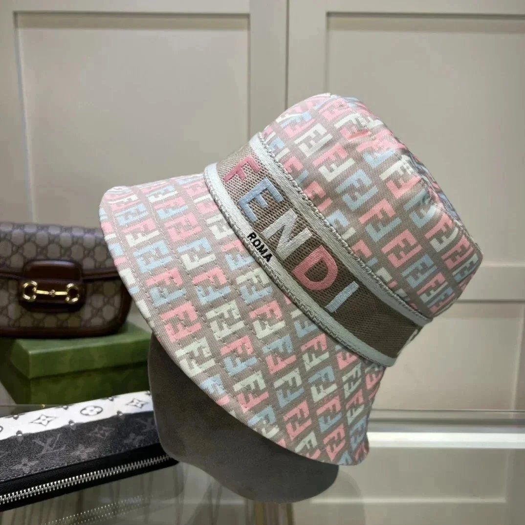 Fendi Hats FF Monogram Baseball Cap — 16
