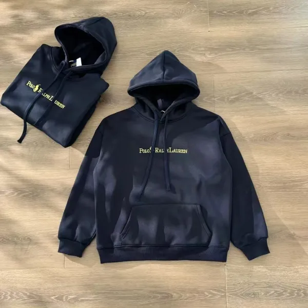 Polo Ralph Lauren Logo Hoodie Navy - 3