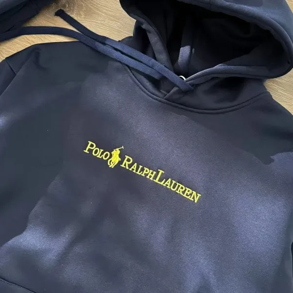 Polo Ralph Lauren Logo Hoodie Navy - 9