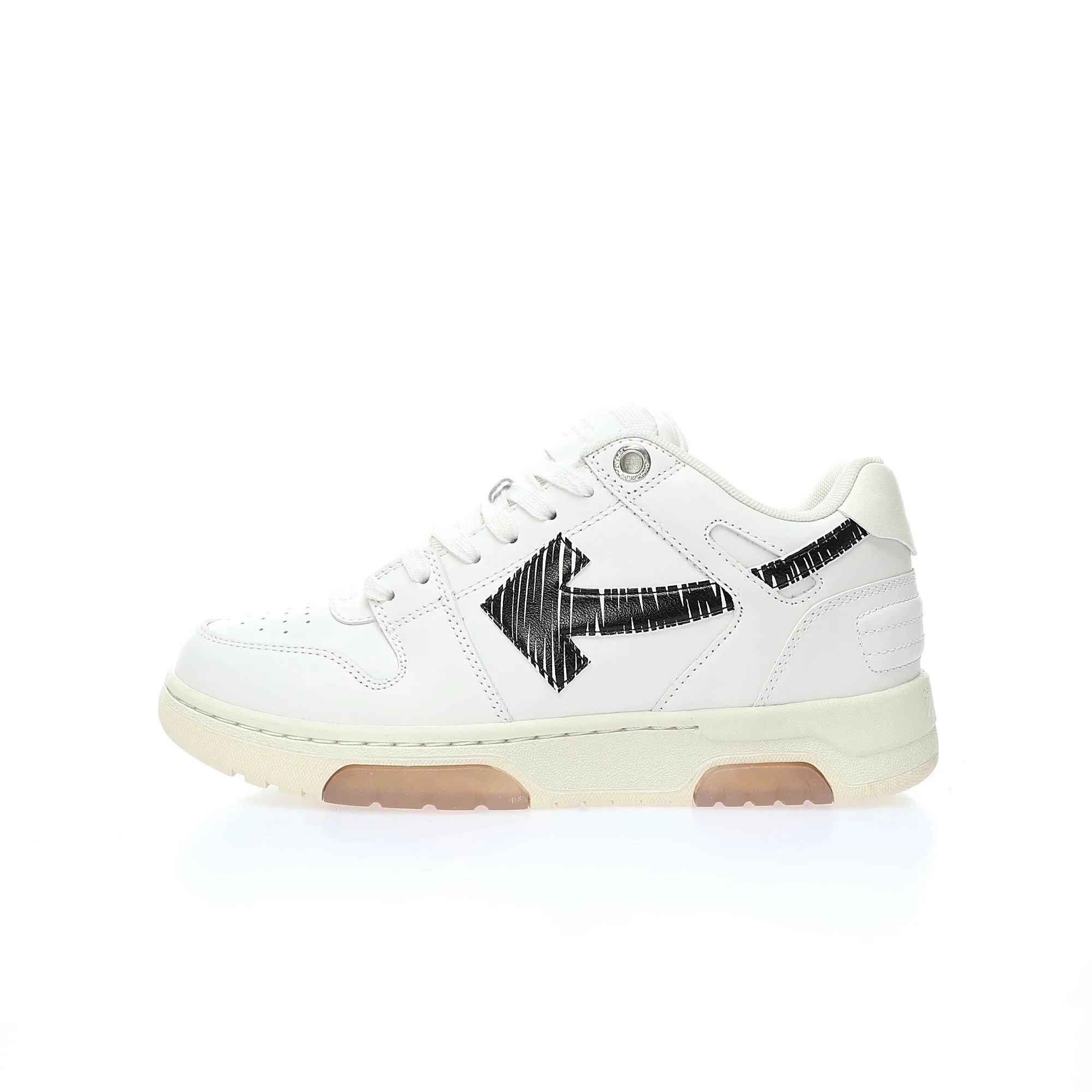 “皮革米白黑白斑马箭头”OMIA008S23LEA0010110