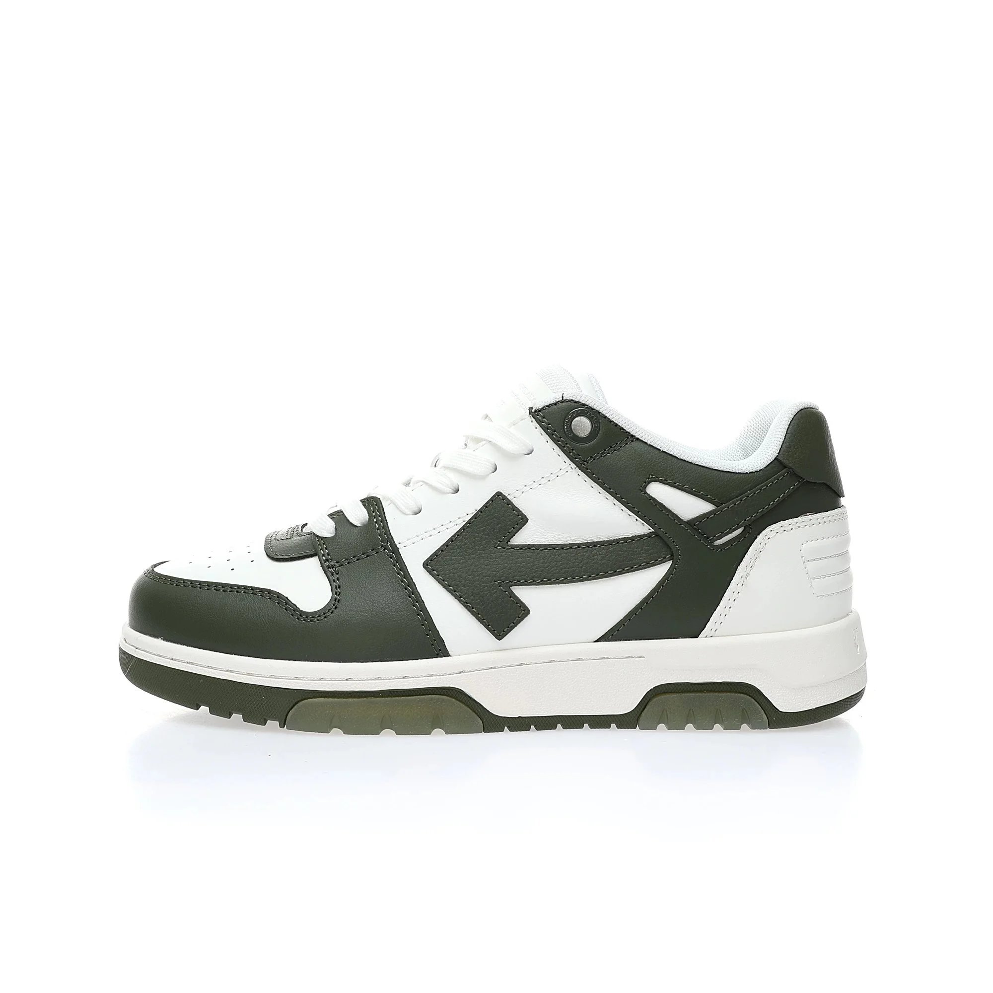 Leather White Army Green Arrow "OMIA189S23LEA0015901