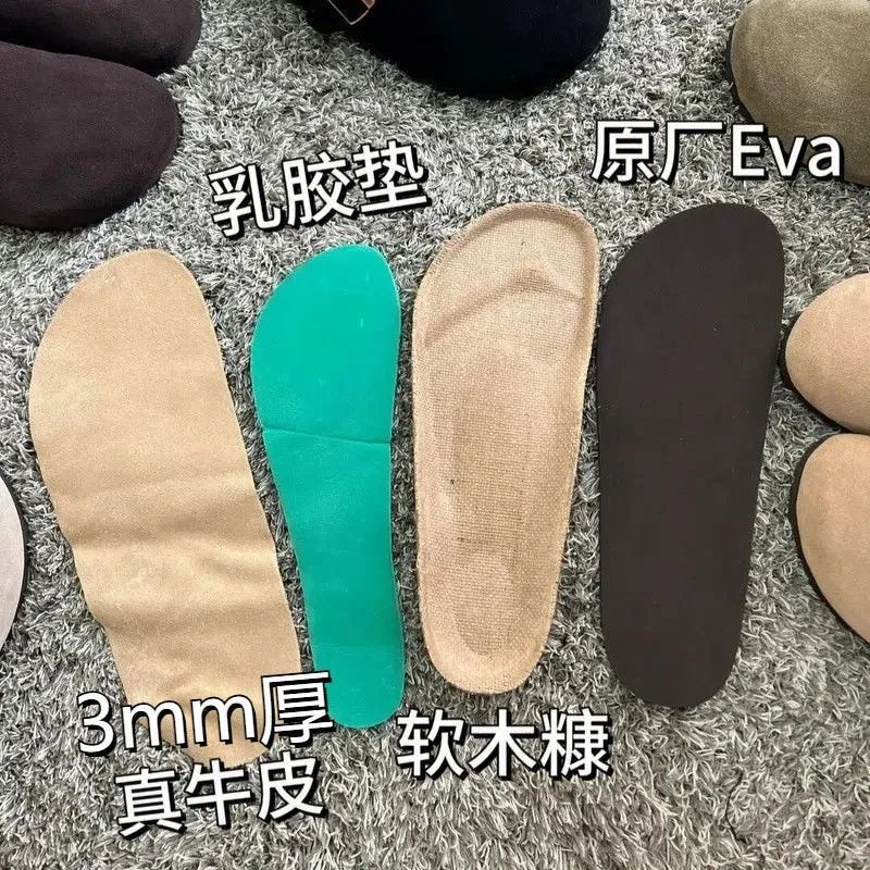 防水版本BK外贸单尾货博肯半托男女包头托桑坡头层牛皮软木 7