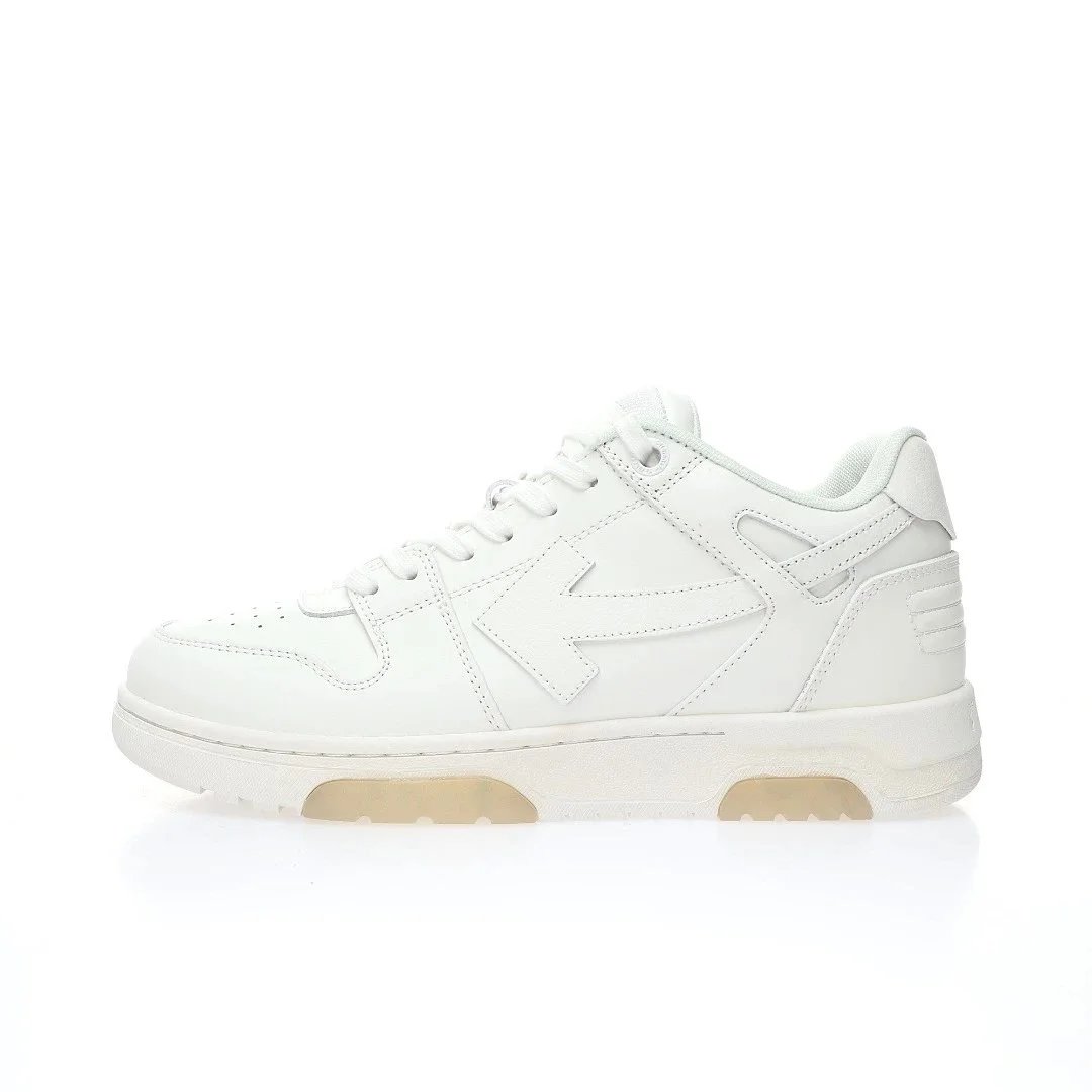 Leather all white arrow "OMIA189C99LEA0010100