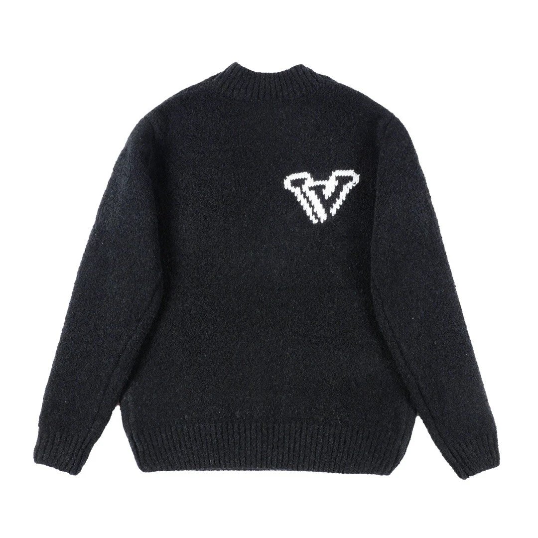 Valentino VLogo Knit Sweater Black - 4