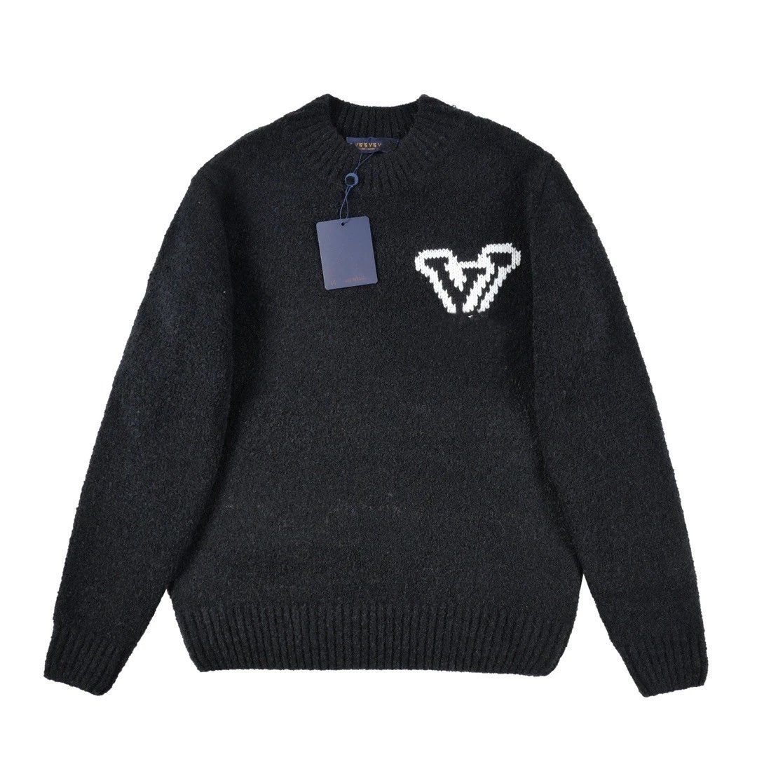 Valentino VLogo Knit Sweater Black - 3