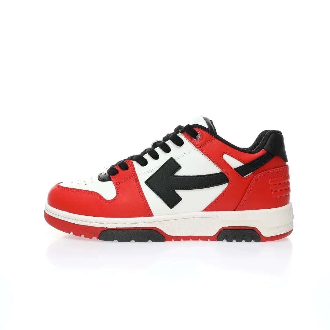Leather Chicago Red, White, Black Arrows "OMIA189S22LEA0012510