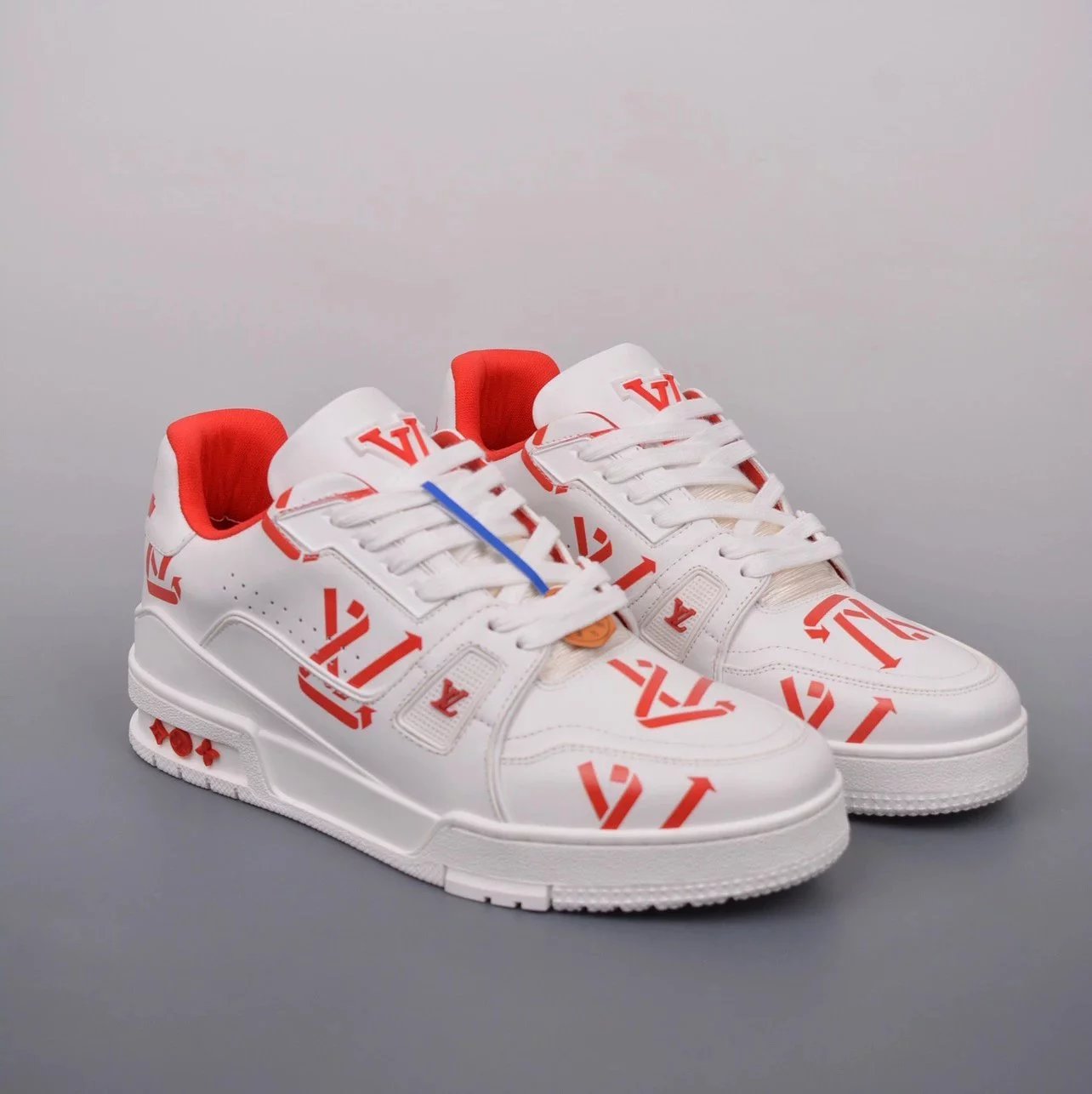 red and white