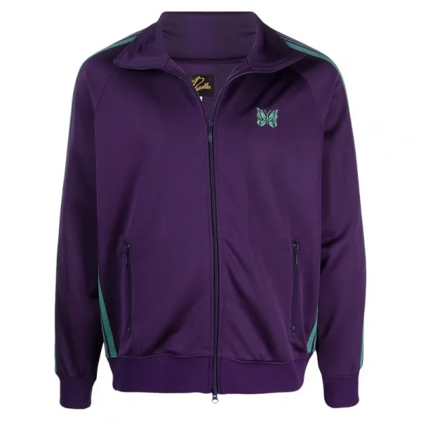 Pleasure Butterfly Track Jacket Purple - 1