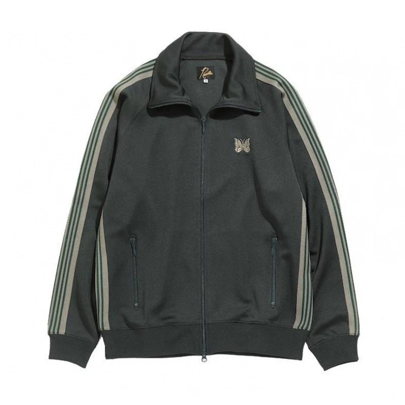 Rhuigi Villaseñor Butterfly Track Jacket Army Green - 1