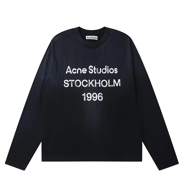 Acne Studios T-Shirts Stockholm 1996 Graphic Long-Sleeve T-Shirt product detail image 24