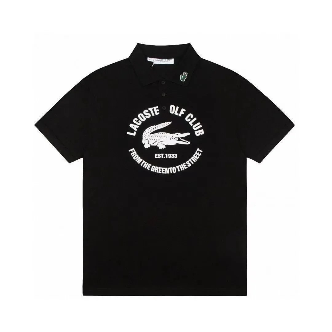 Lacoste Lacoste OLF Club Black Polo Shirt Black