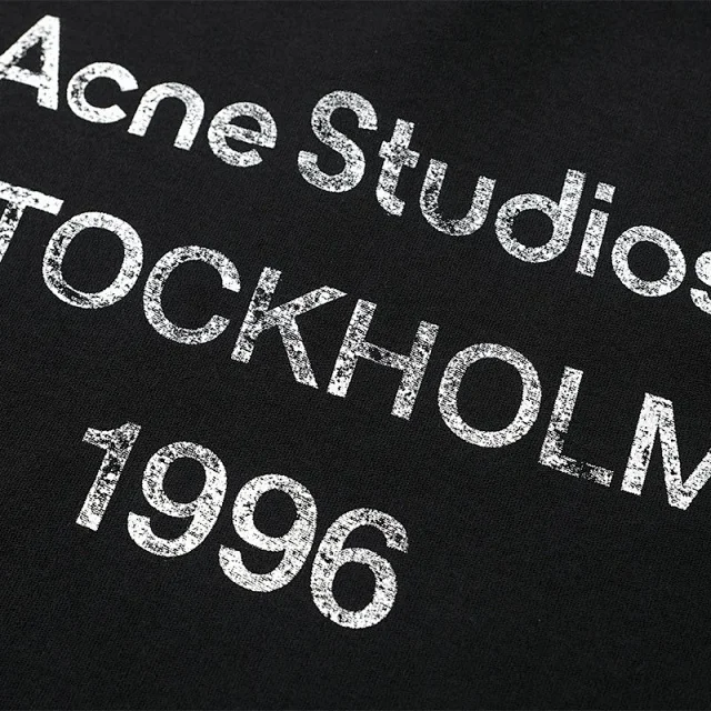 Acne Studios T-Shirts Stockholm 1996 Graphic Long-Sleeve T-Shirt product detail image 4
