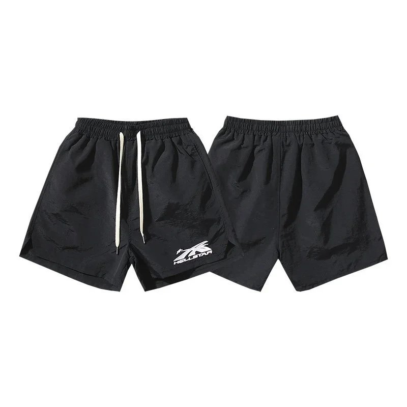 Hellstar Leather-Effect Shorts Royal Blue - 32